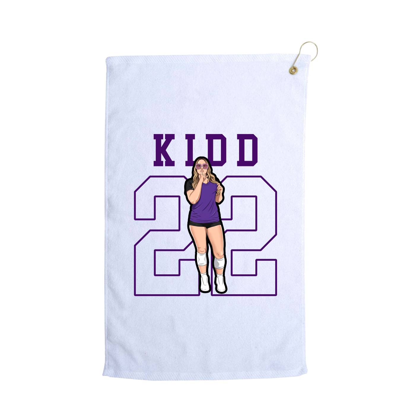 Golf Towel — Shirsey in White