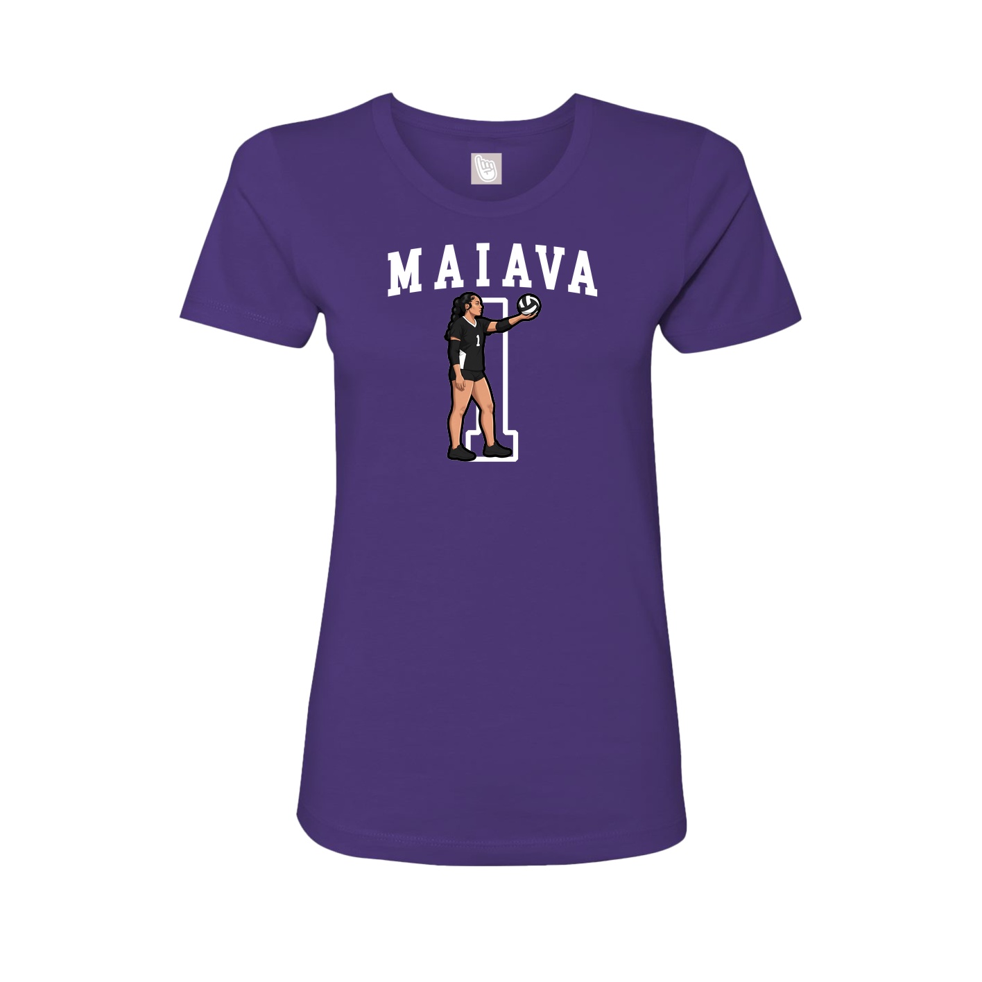 Fitted Women's Tee — Shirsey in Purple