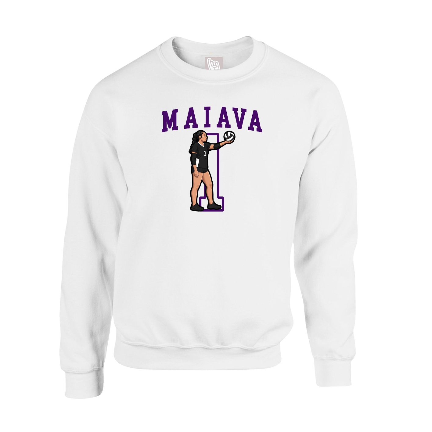 Fleece Crew — Shirsey in White