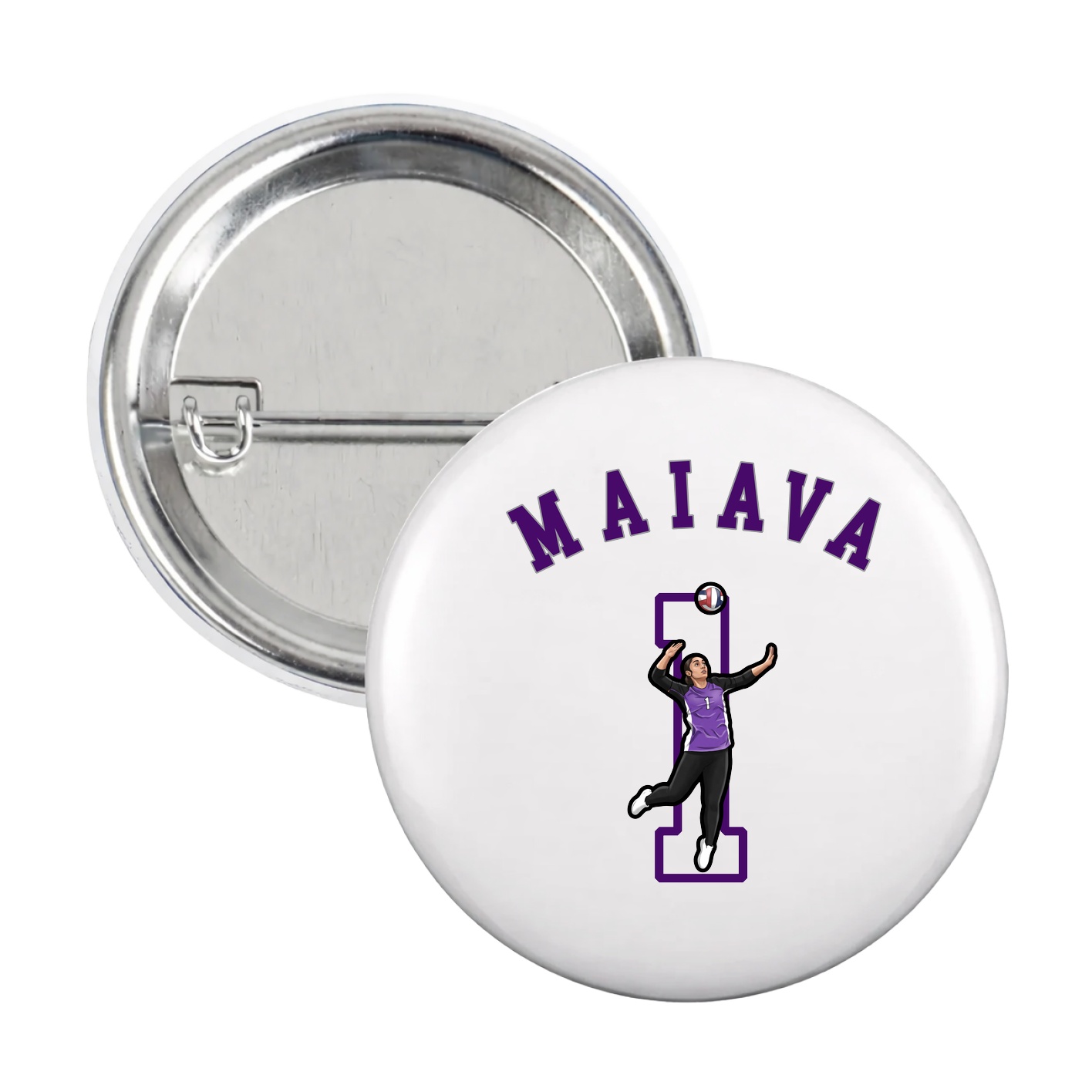 Game Day Button — Shirsey Arch in White