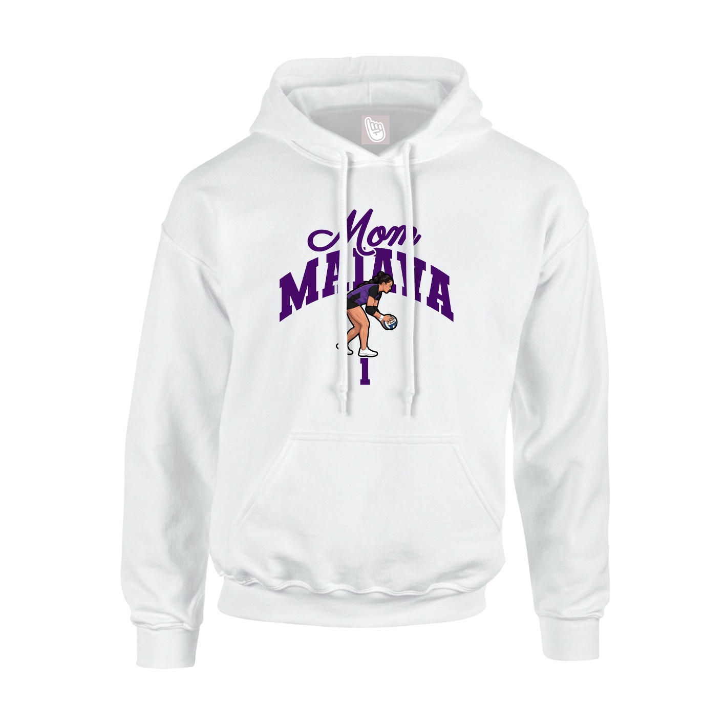 Hoodie — Mothers Day Arch in White