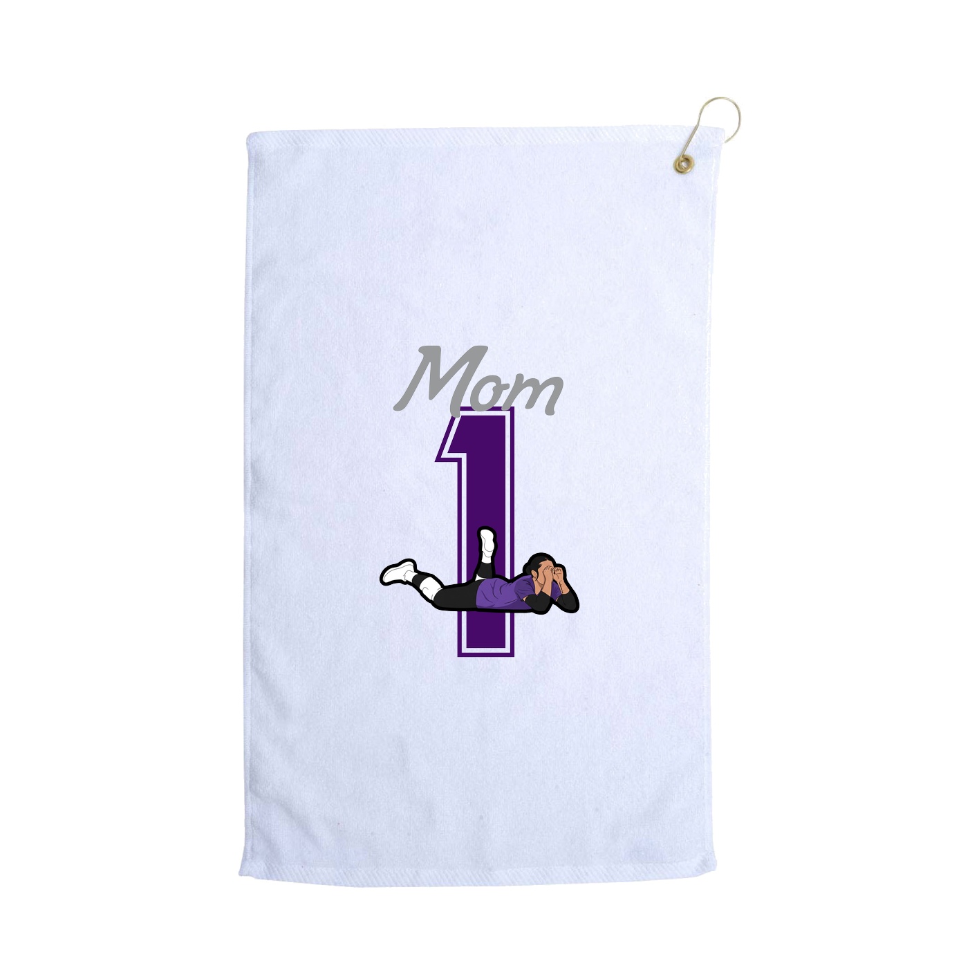 Golf Towel — Mothers Day Shirsey in White