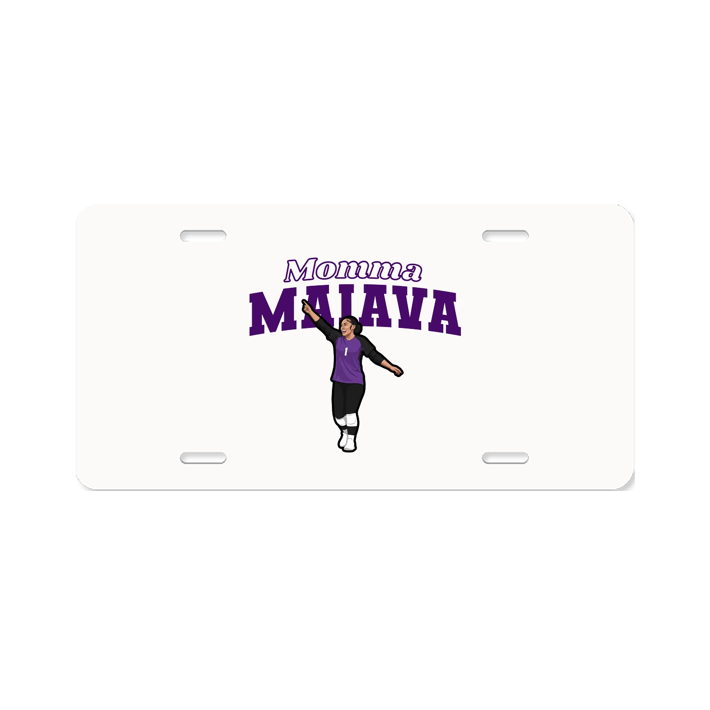 License Plate — Mothers Day Block in Classic