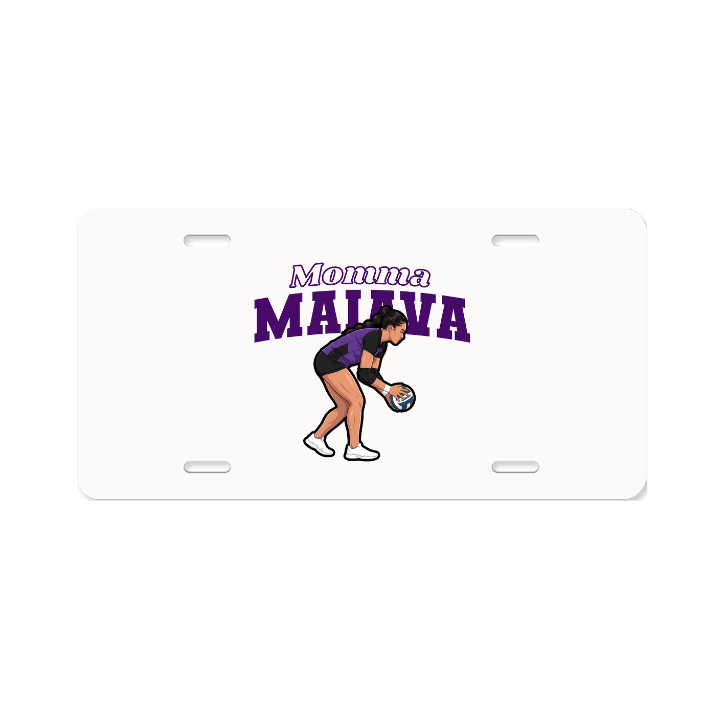 License Plate — Mothers Day Block in Classic