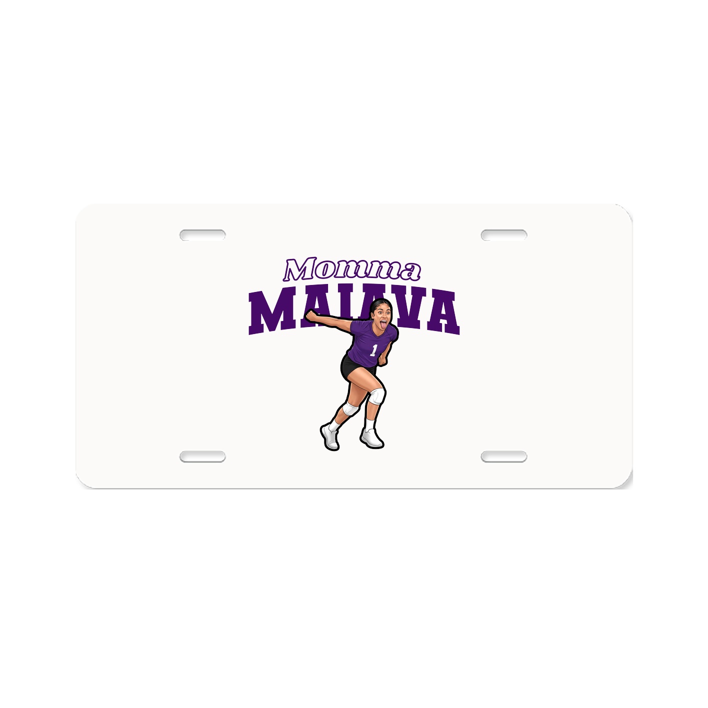 License Plate — Mothers Day Block in Classic