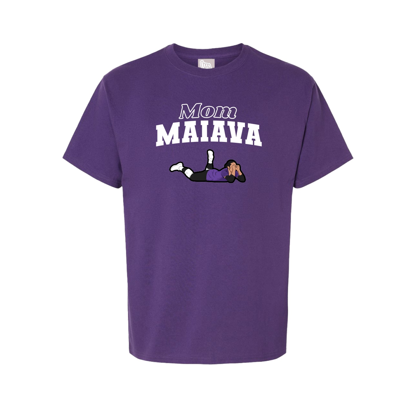 Youth Tee — Mothers Day Block in Purple