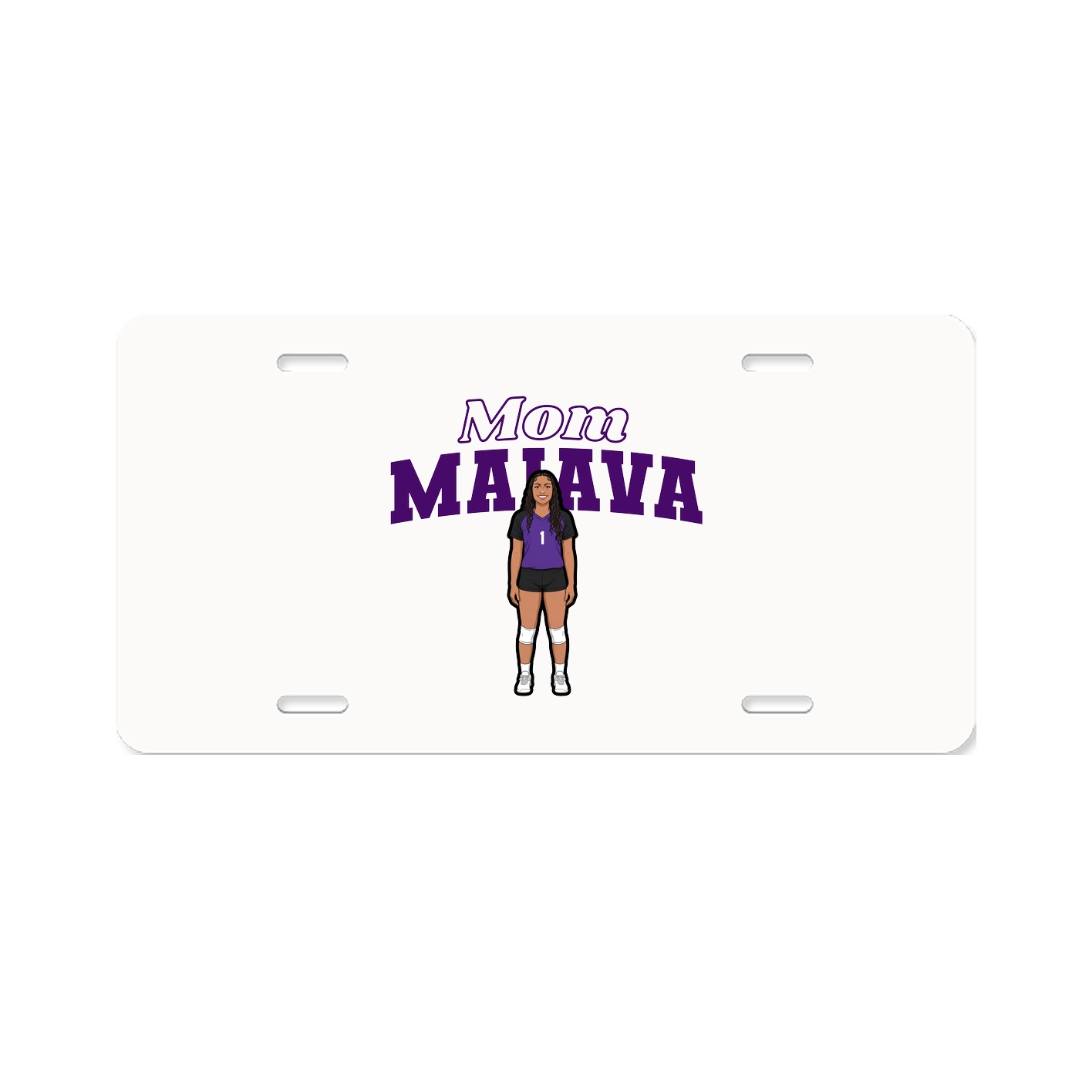 License Plate — Mothers Day Block in Classic