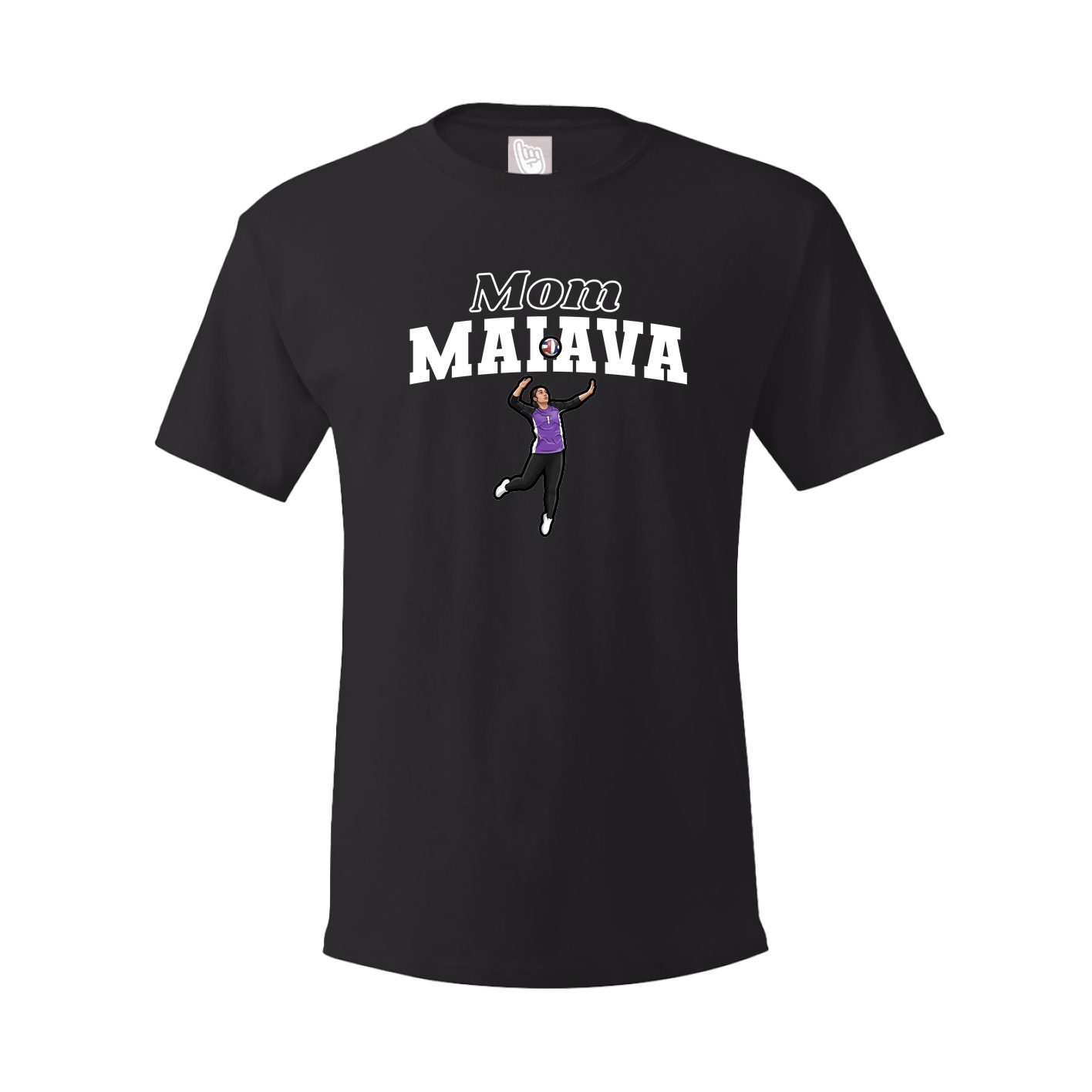 Youth Tee — Mothers Day Block in Black