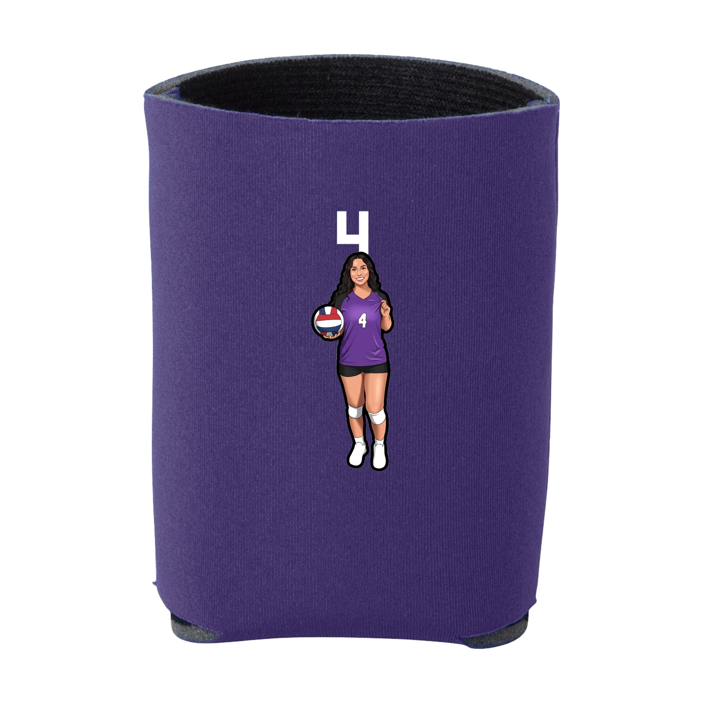 Can Holder — Number Top in Purple