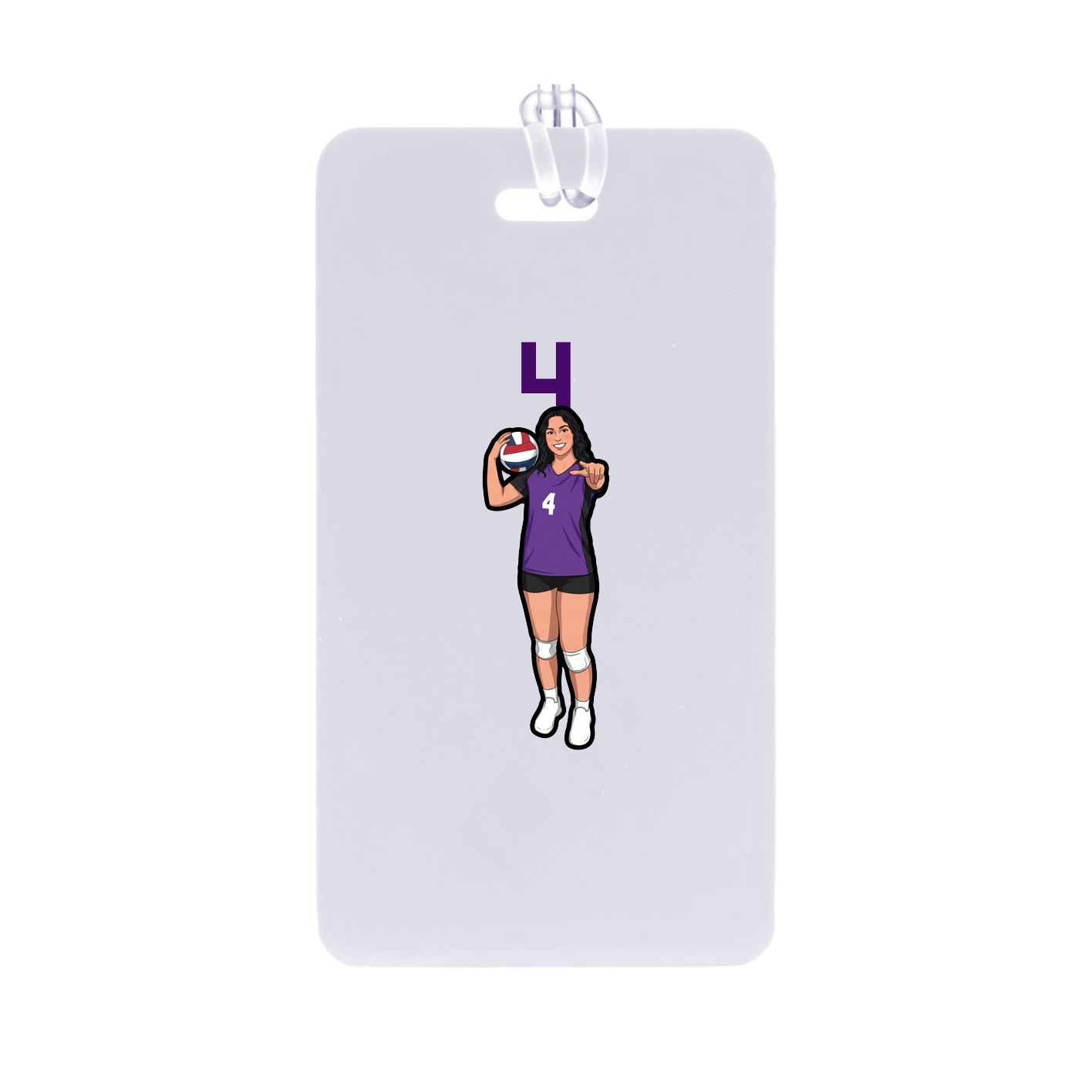 Bag Tag — Number Top in Classic