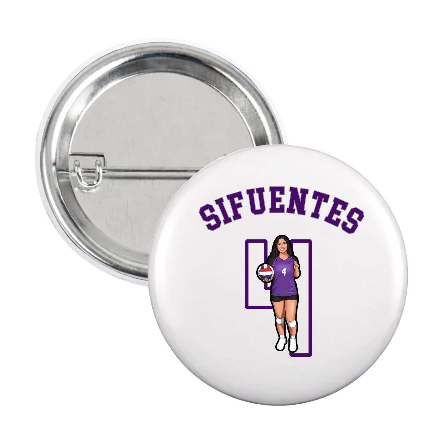 Game Day Button — Shirsey Arch in White
