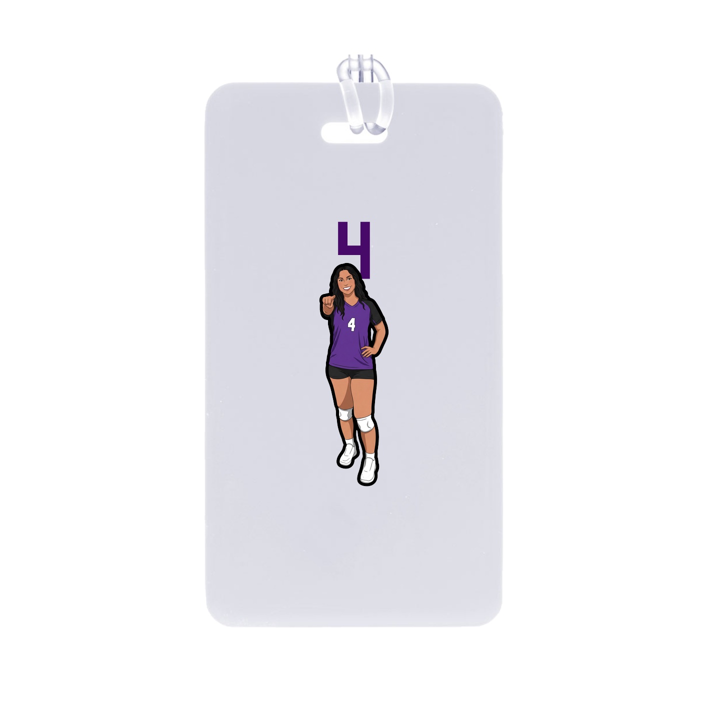 Bag Tag — Number Top in Classic