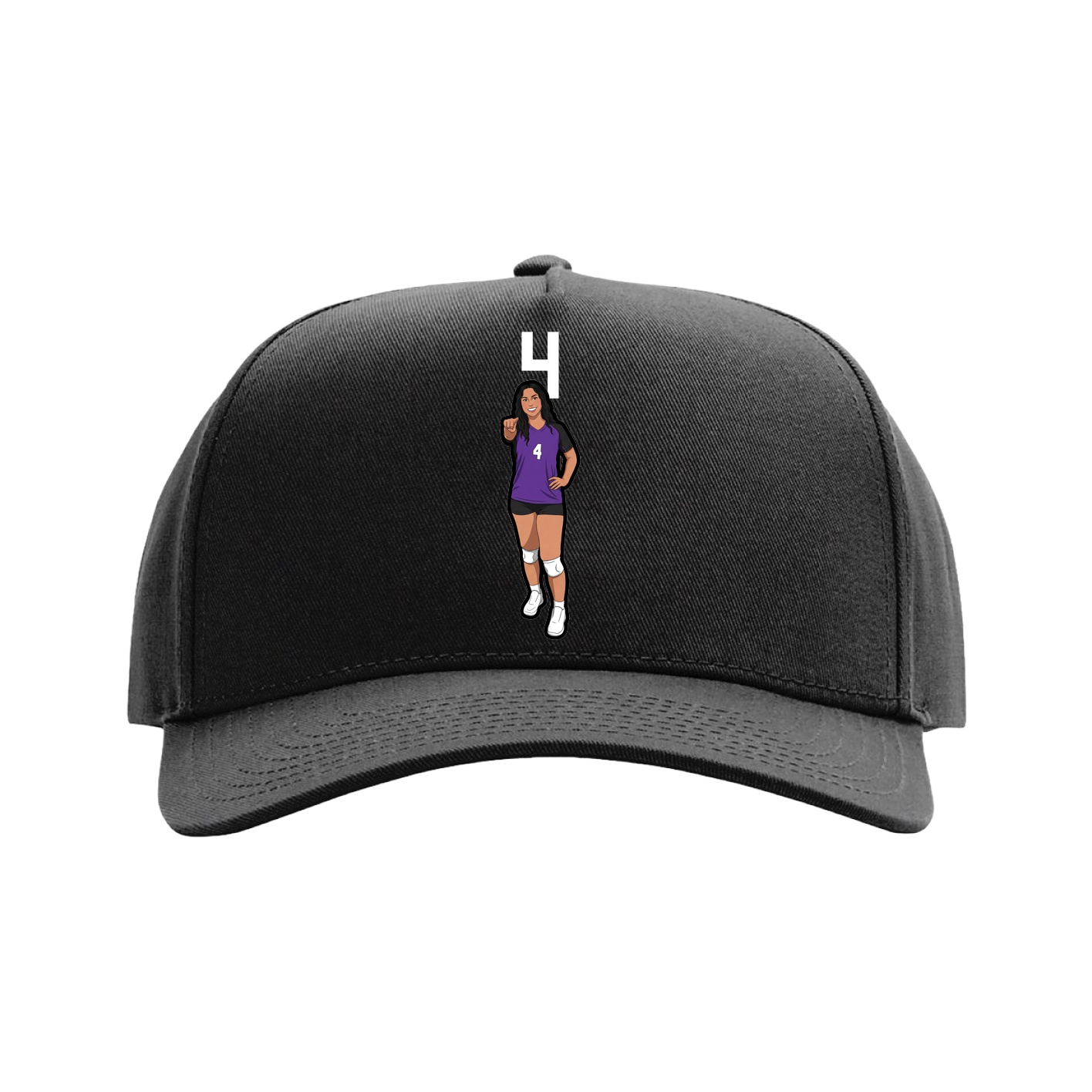 Full Fabric Five-Panel Champ Cap