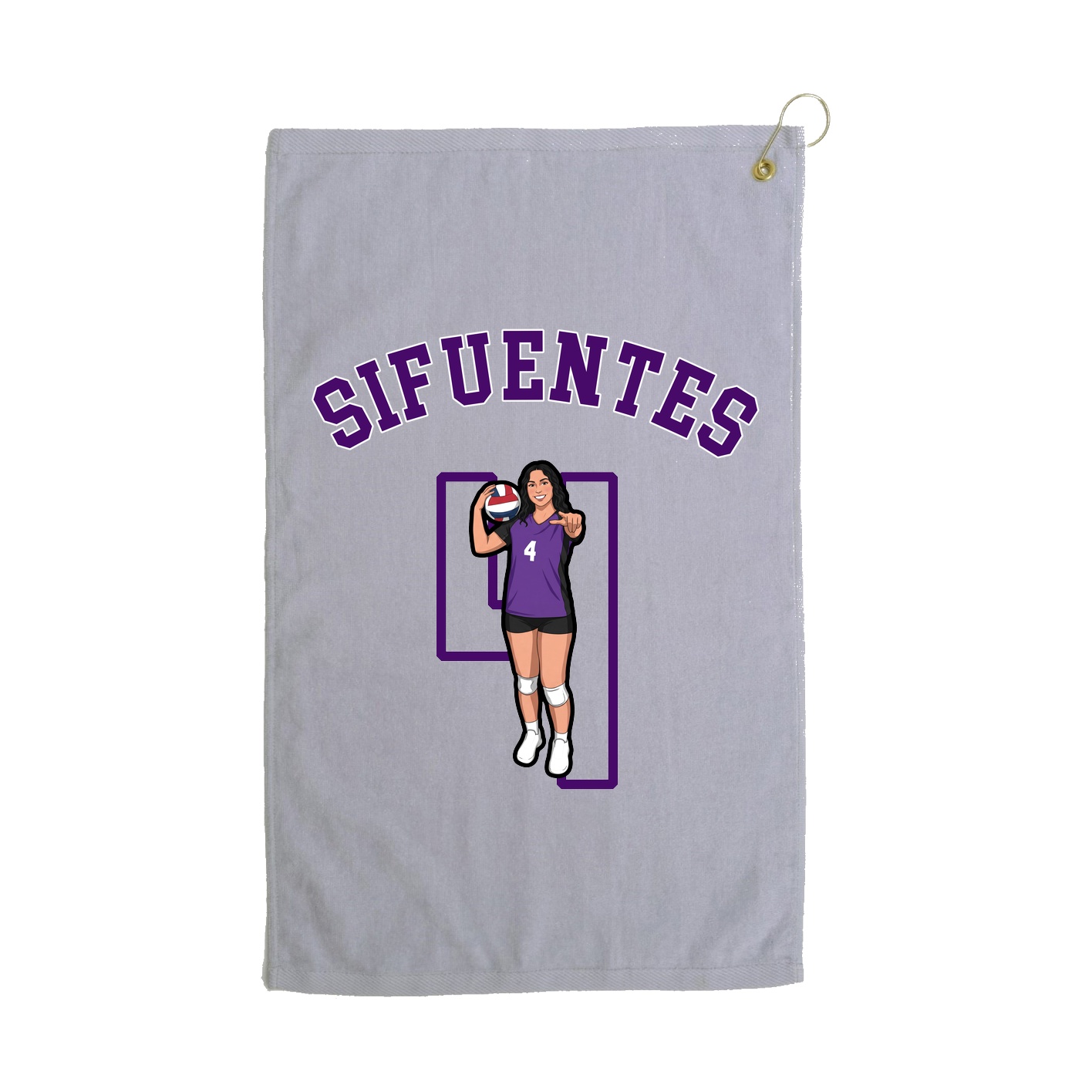Golf Towel — Shirsey Arch in Grey