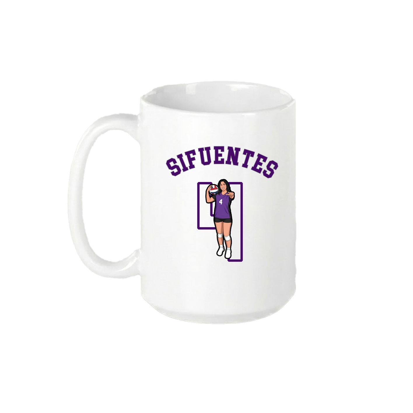 15oz Coffee Mug — Shirsey Arch in White