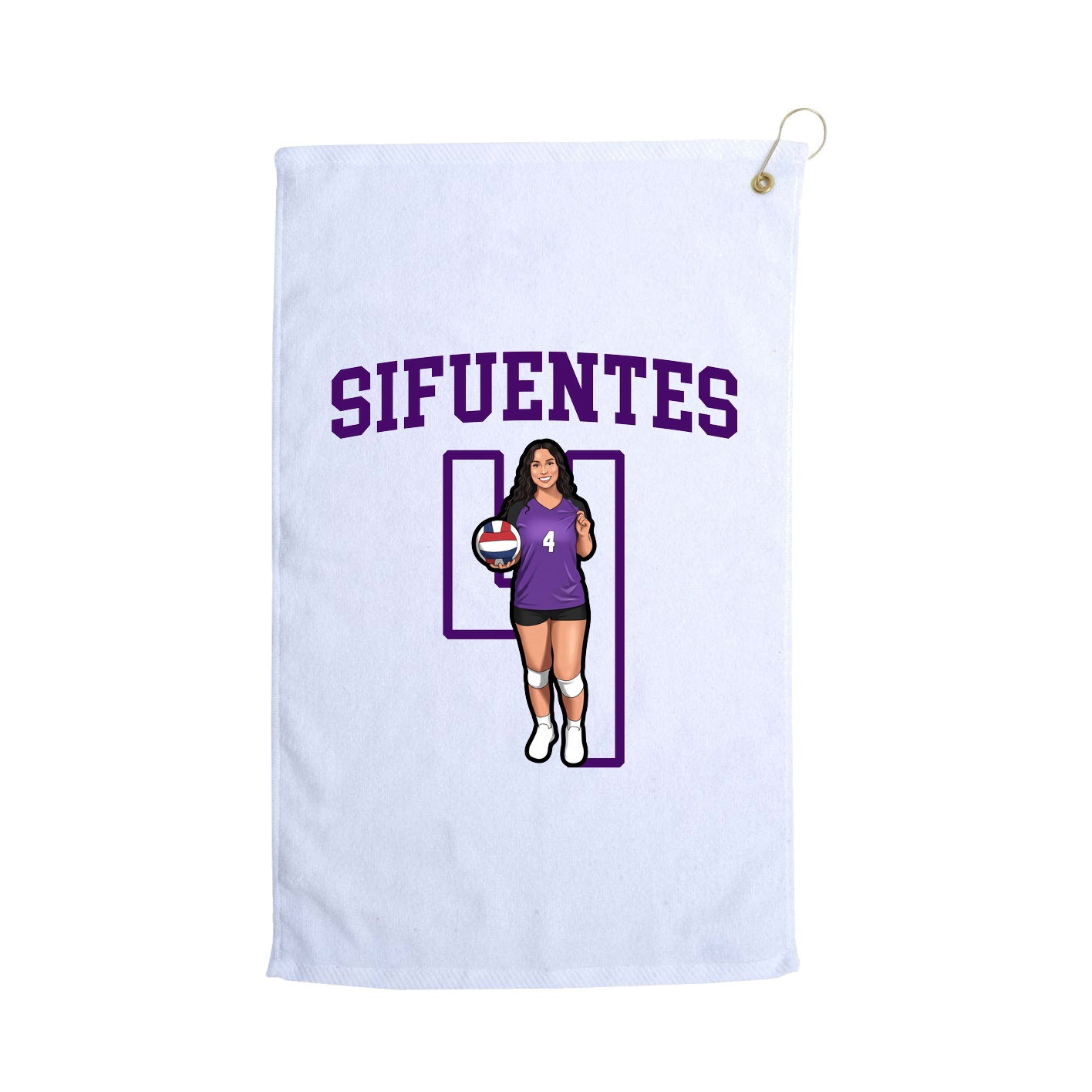 Golf Towel — Shirsey in White
