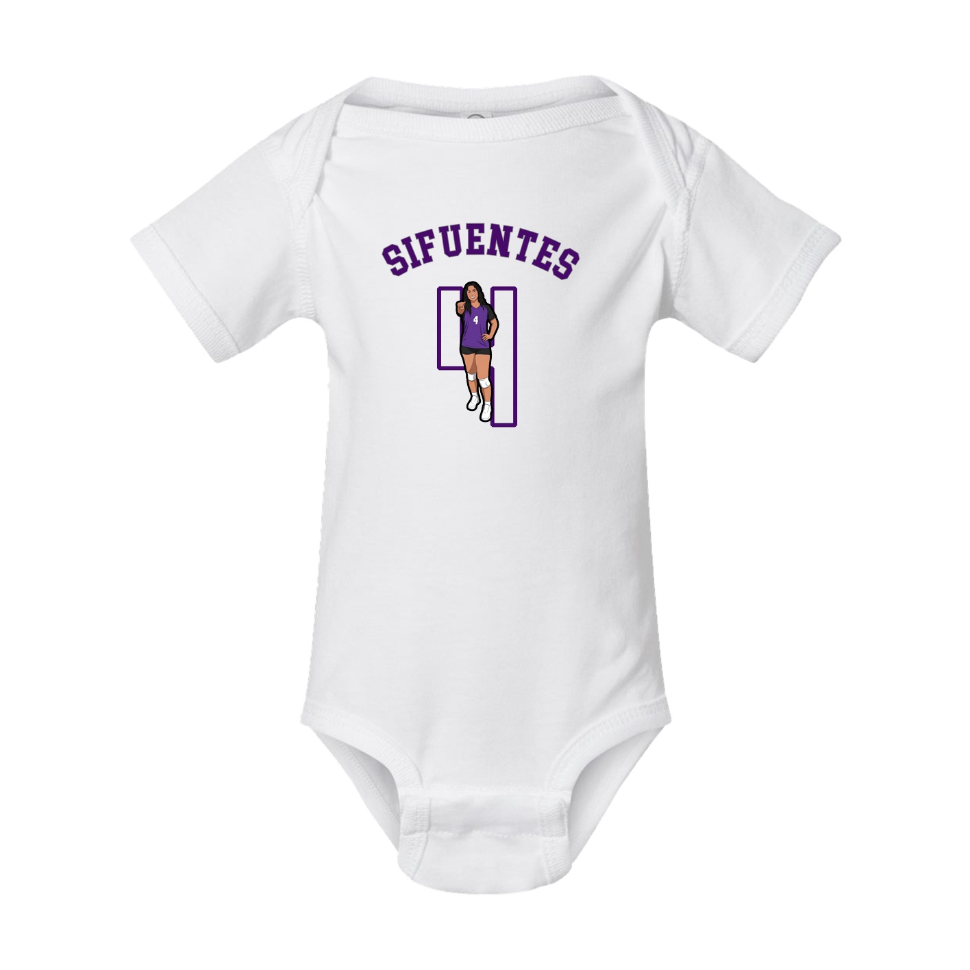 Baby Onesie — Shirsey Arch in White