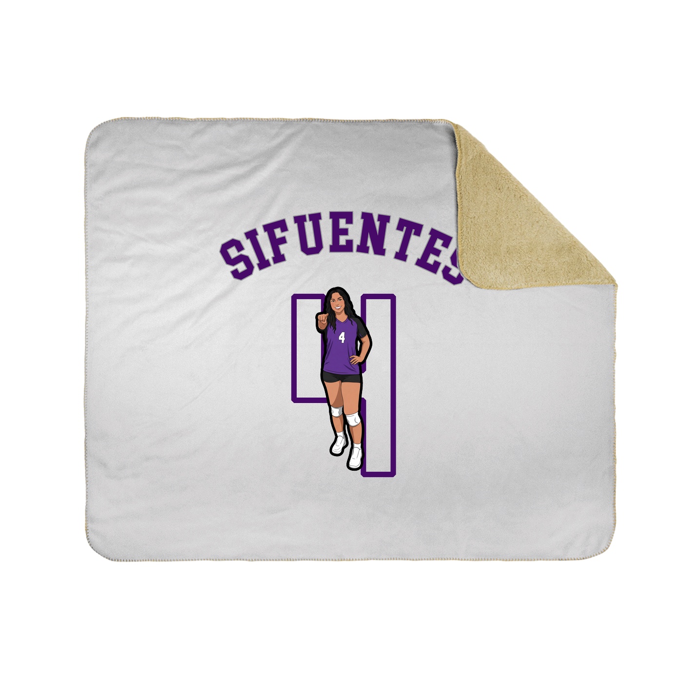 Throw Blanket — Shirsey Arch in White