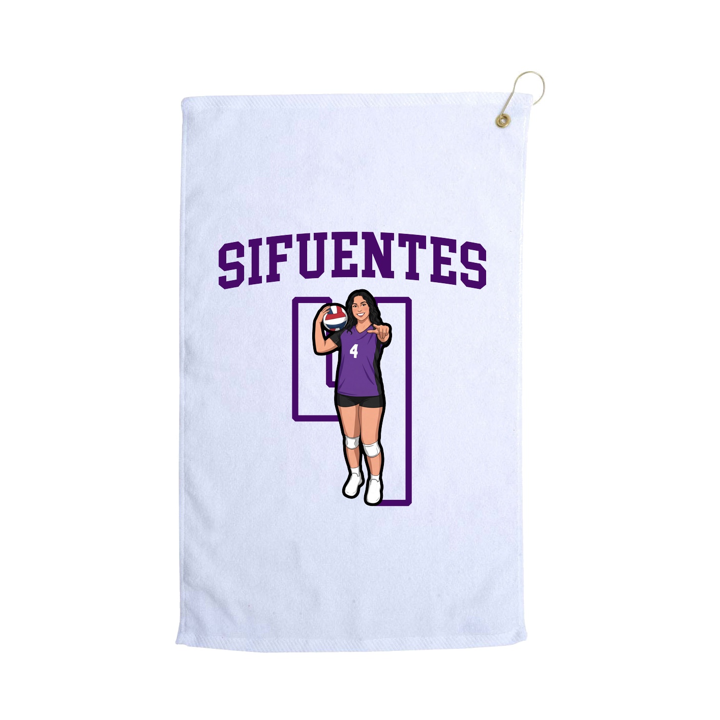 Golf Towel — Shirsey in White