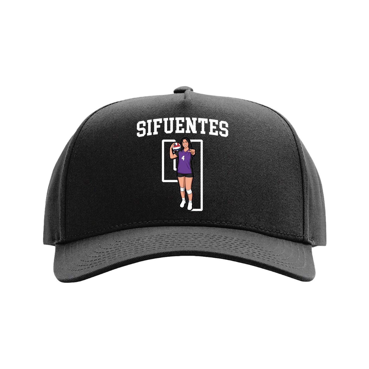 Full Fabric Five-Panel Champ Cap