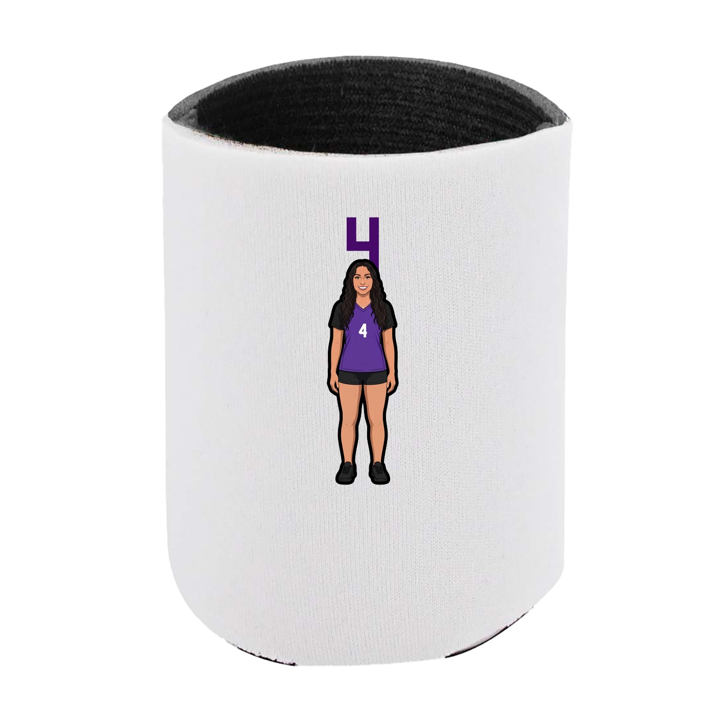 Can Holder — Number Top in White