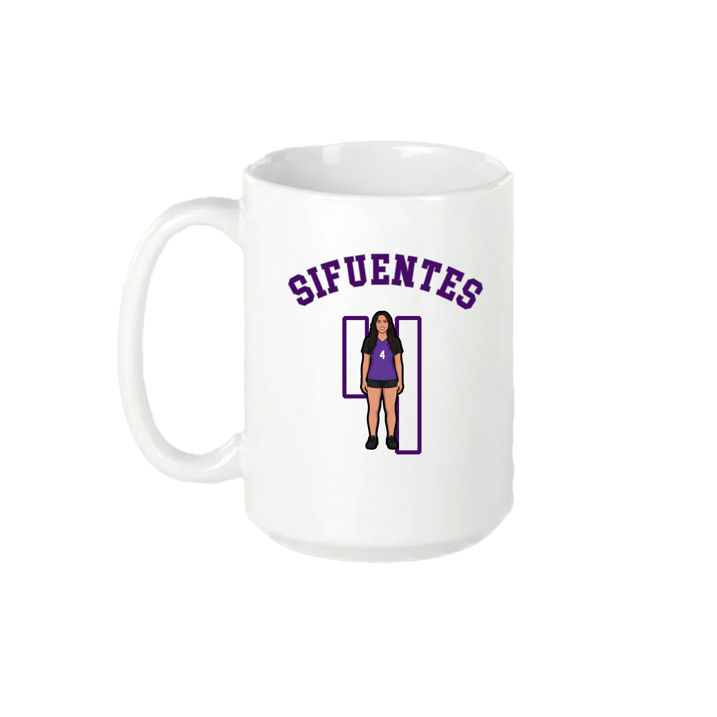 15oz Coffee Mug — Shirsey Arch in White