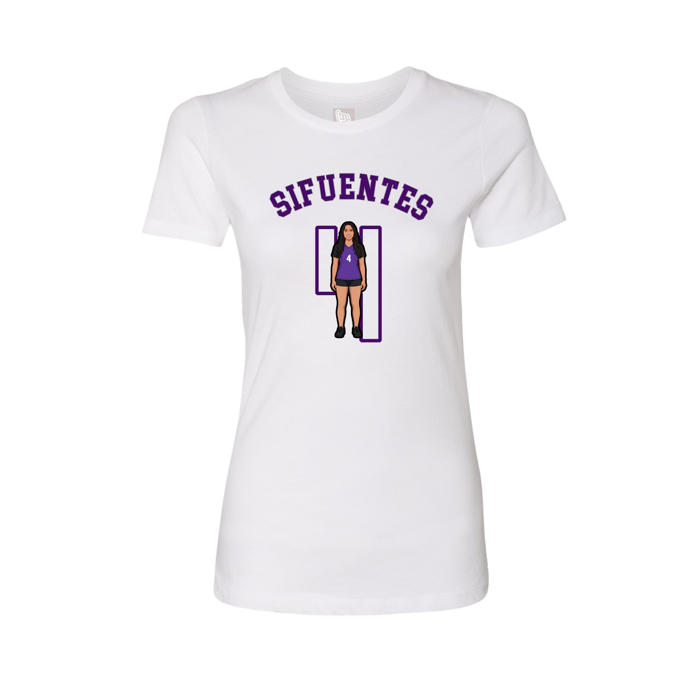 Womens Tee — Shirsey Arch in White