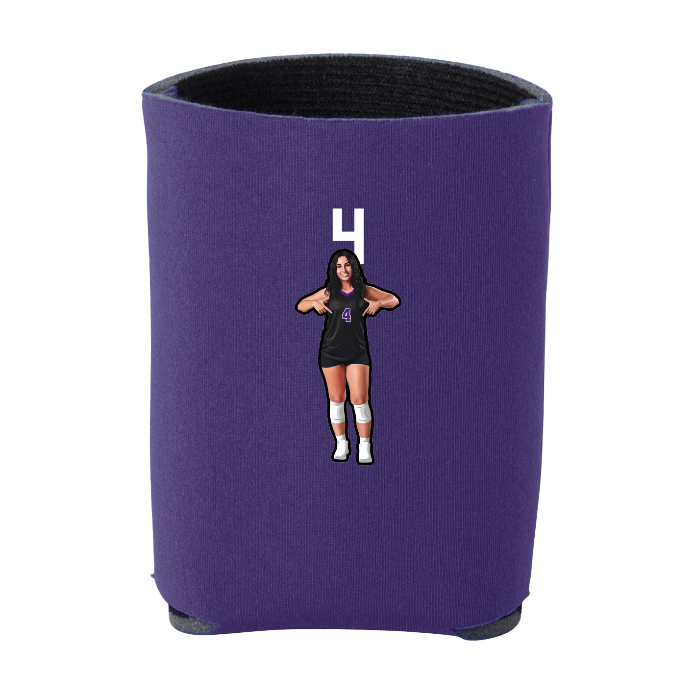 Can Holder — Number Top in Purple