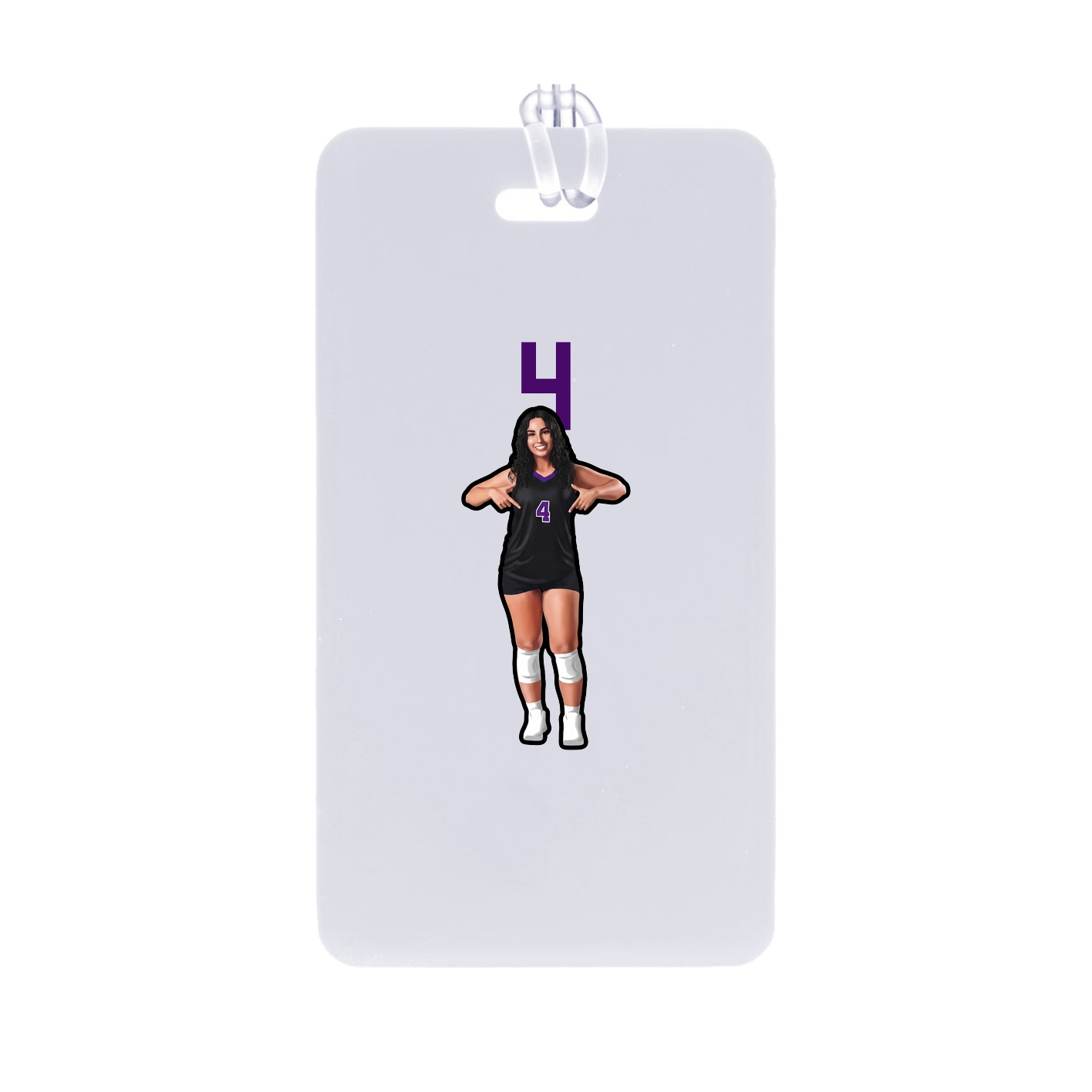 Bag Tag — Number Top in Classic