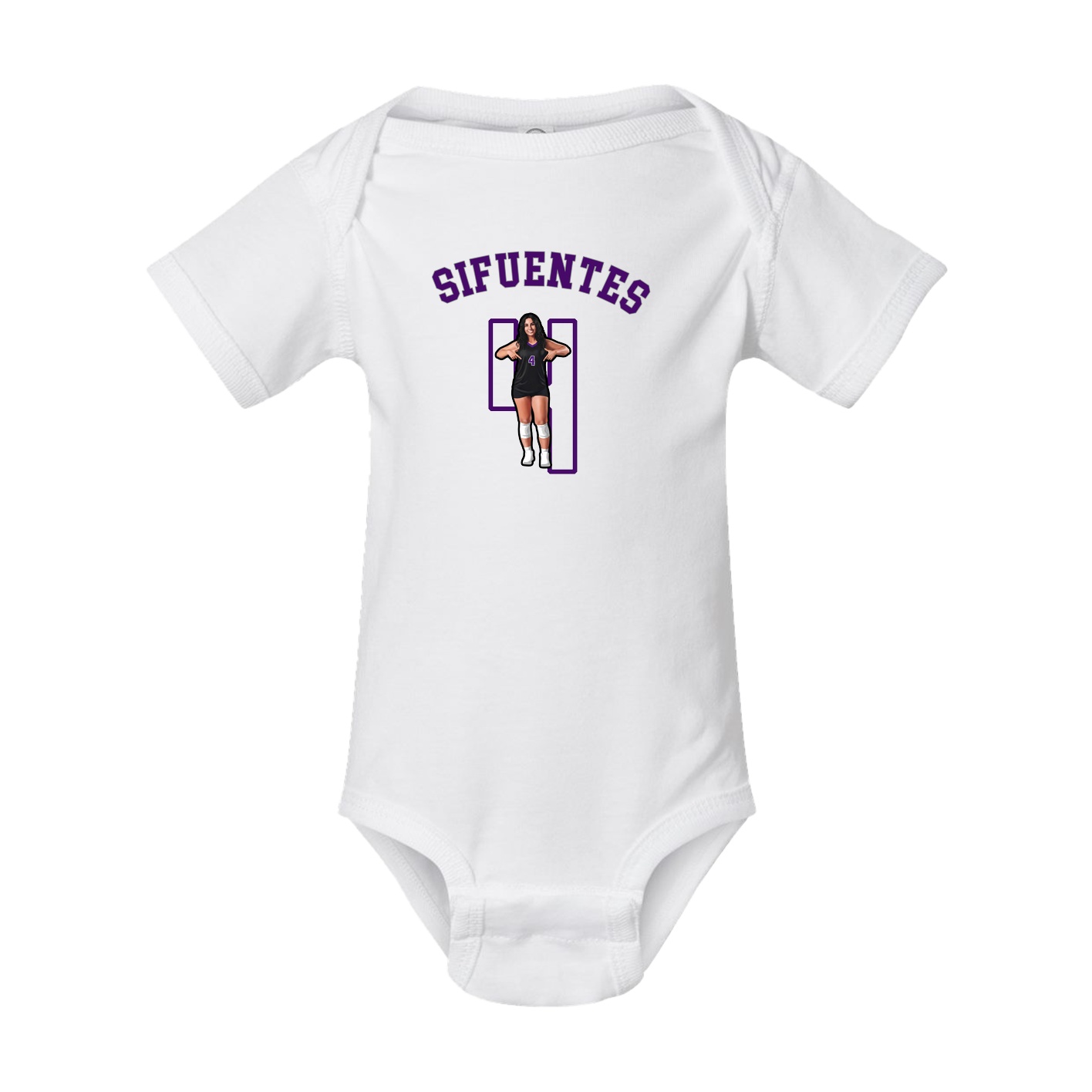 Baby Onesie — Shirsey Arch in White