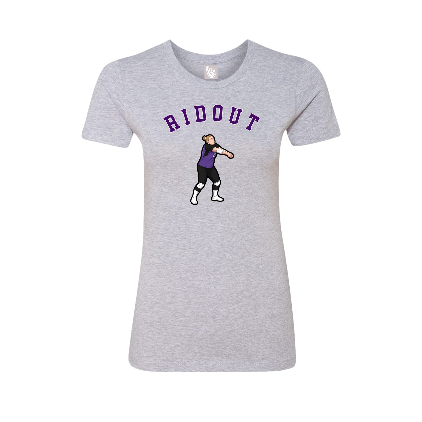 Womens Tee — Shirsey Arch in Grey