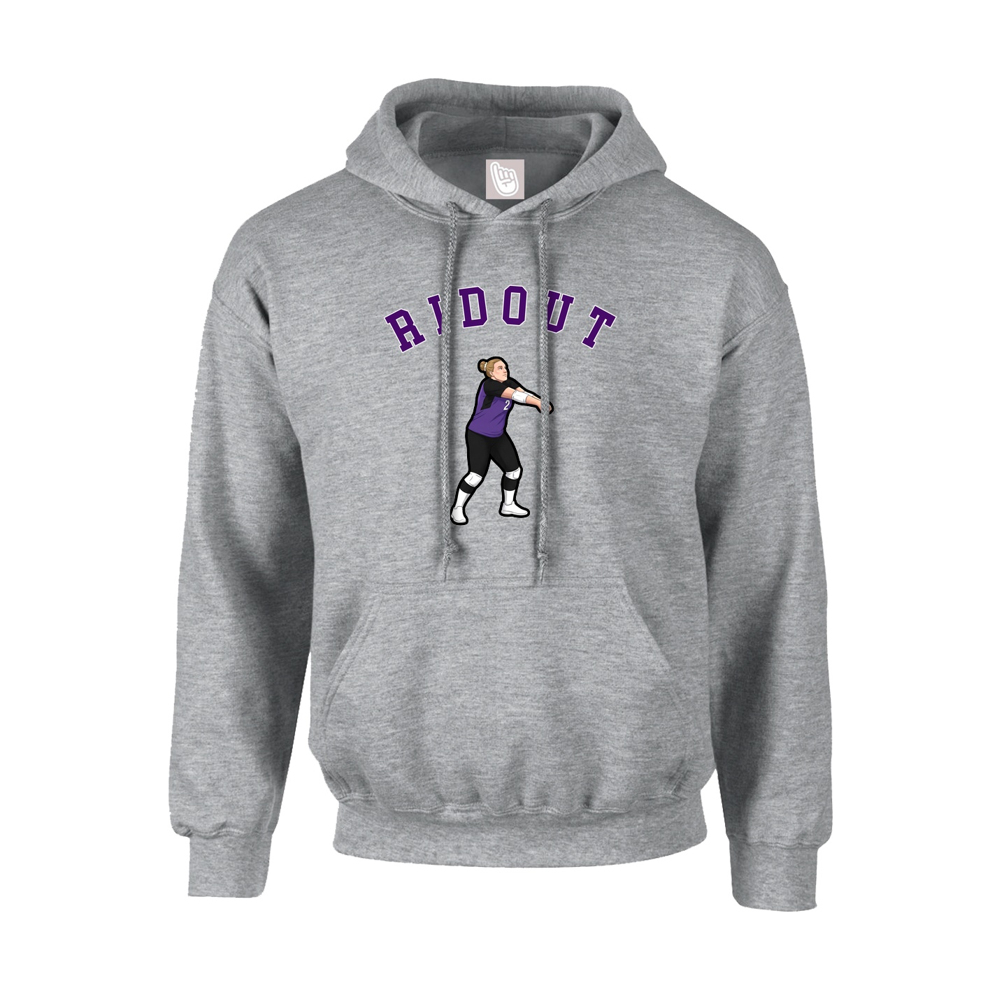 Youth Hoodie — Shirsey Arch in Grey