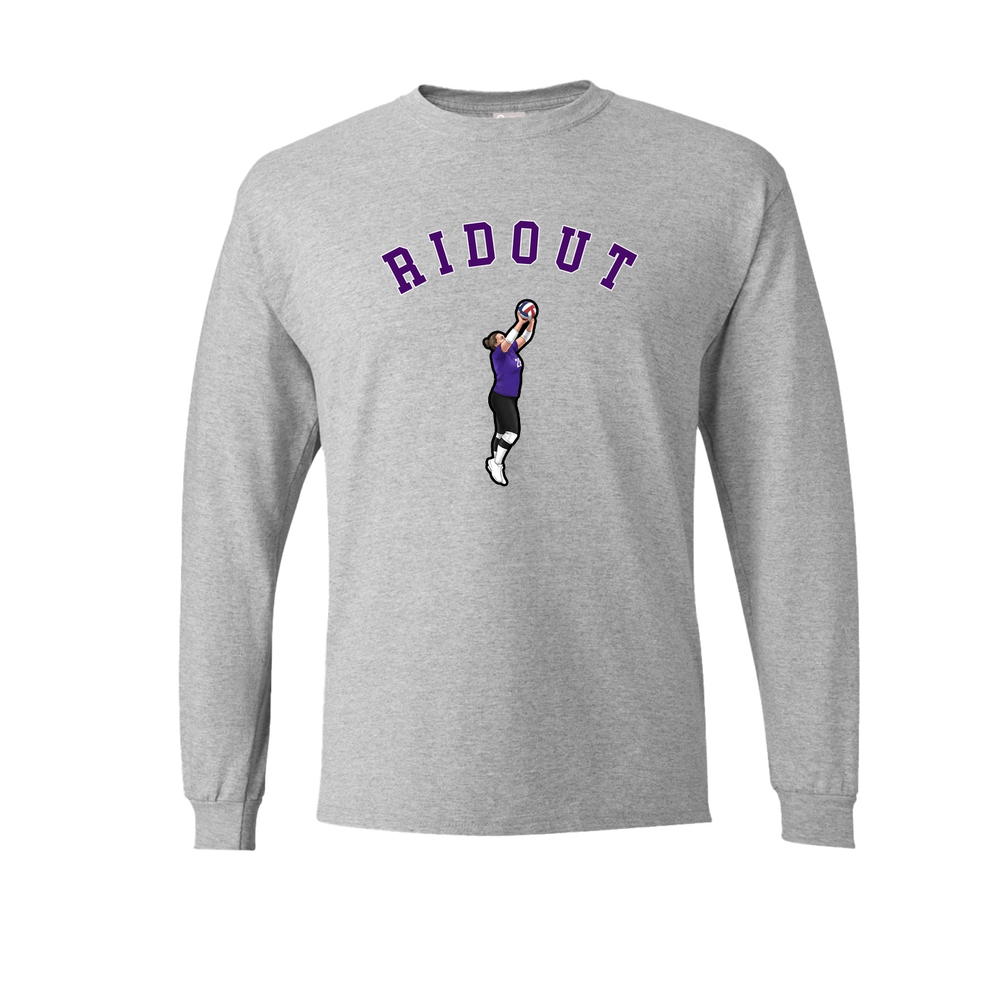 Long Sleeve Tee — Shirsey Arch in Grey