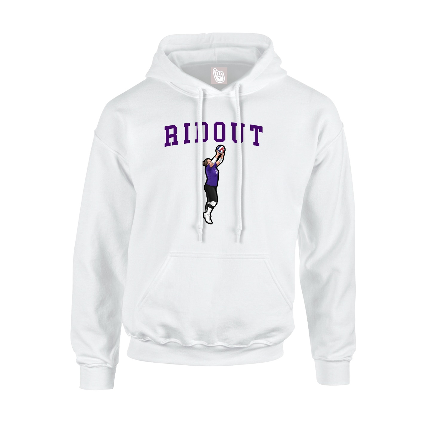Hoodie — Shirsey in White