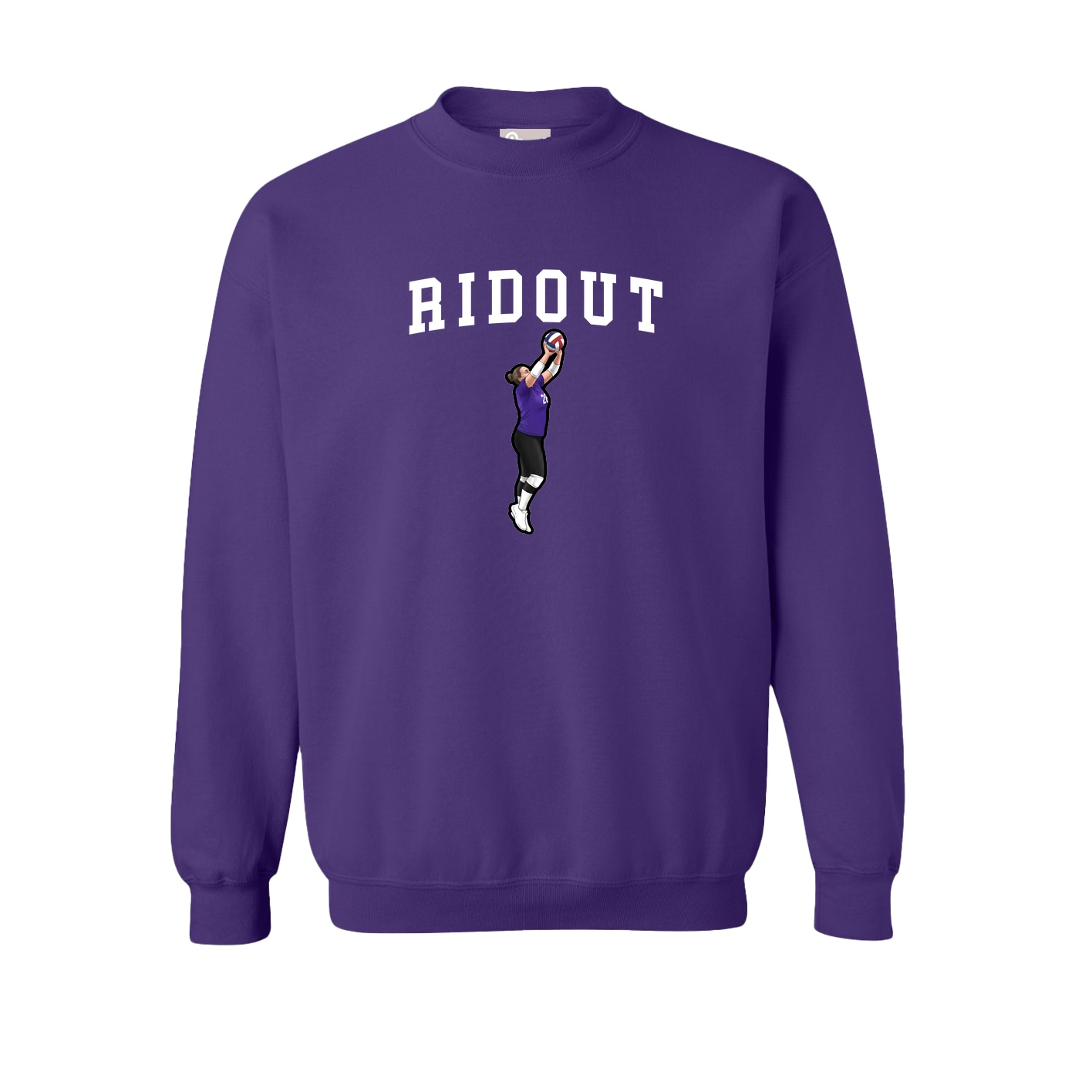 Fleece Crew — Shirsey in Purple
