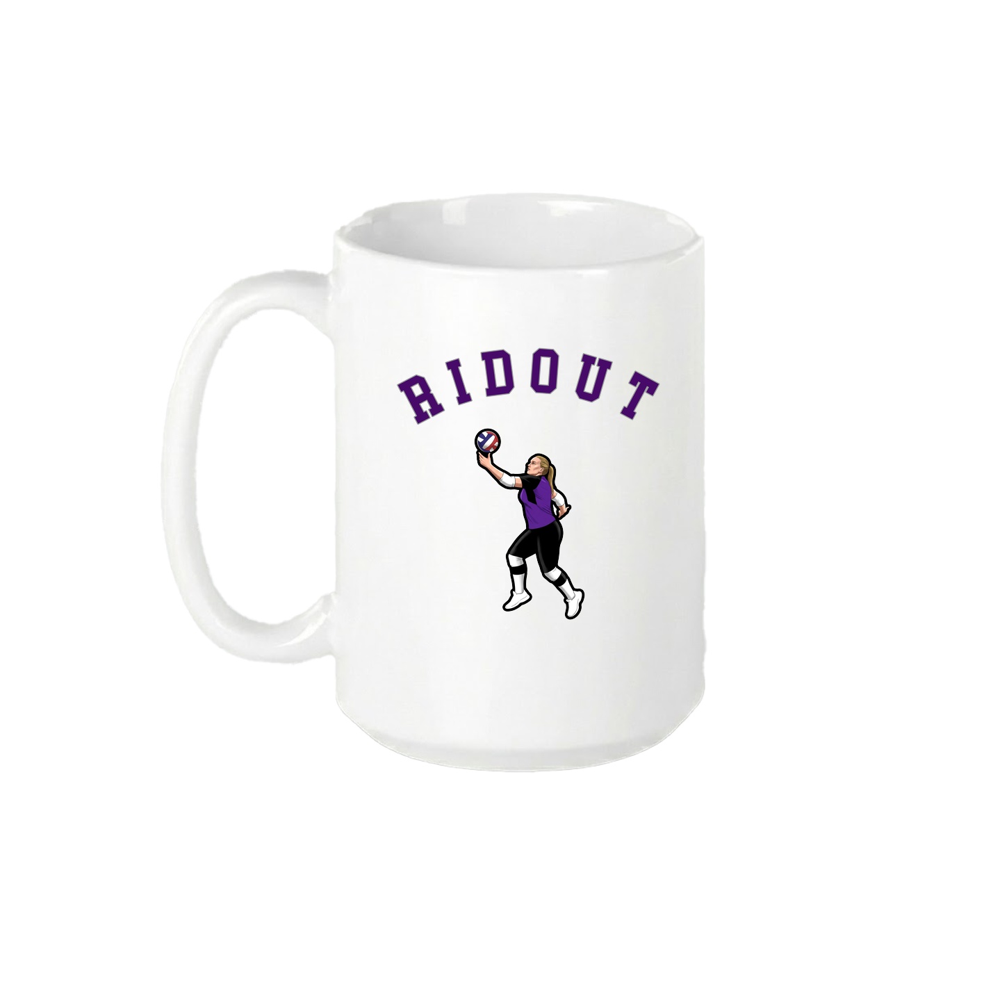 15oz Coffee Mug — Shirsey Arch in White