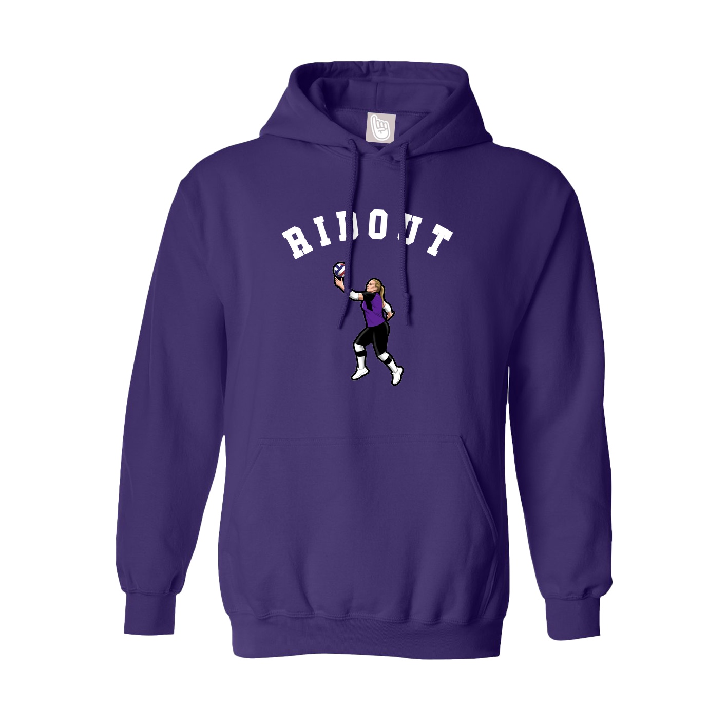 Hoodie — Shirsey Arch in Purple