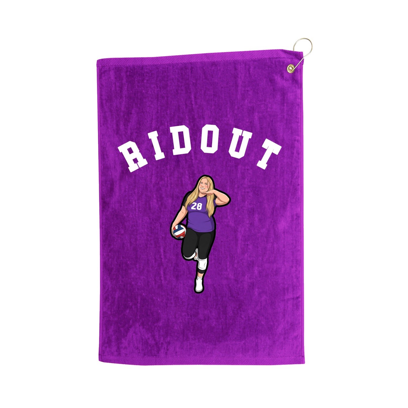 Golf Towel — Shirsey Arch in Purple
