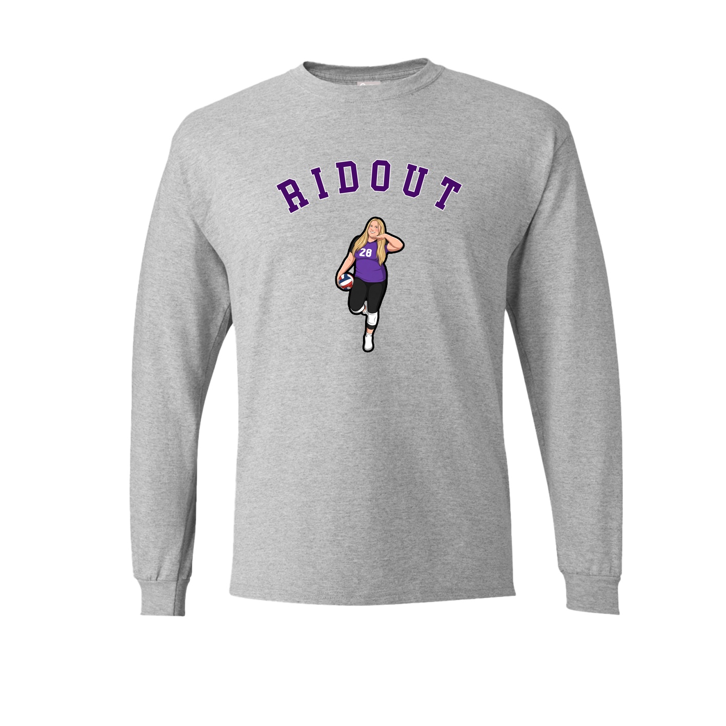 Long Sleeve Tee — Shirsey Arch in Grey