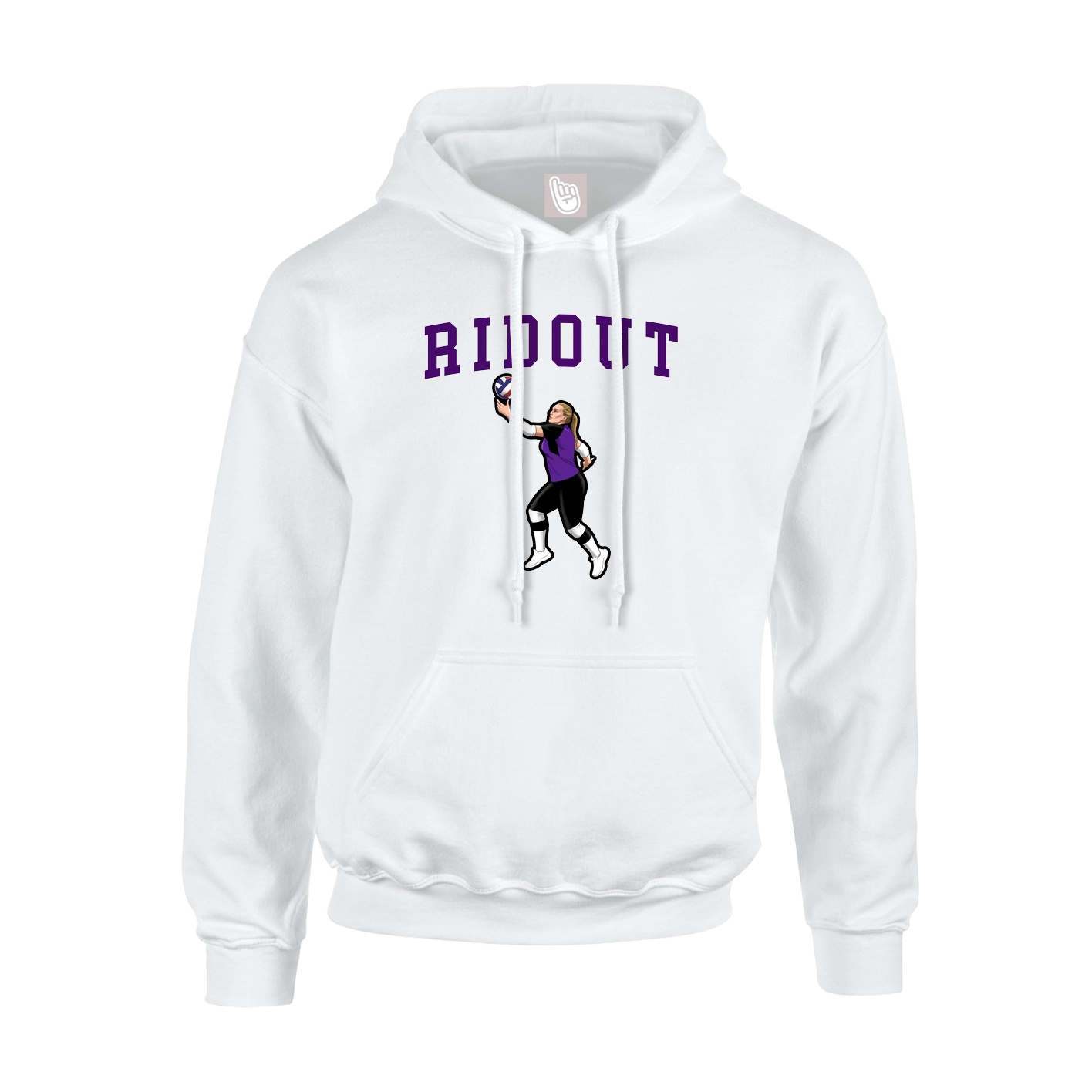 Hoodie — Shirsey in White
