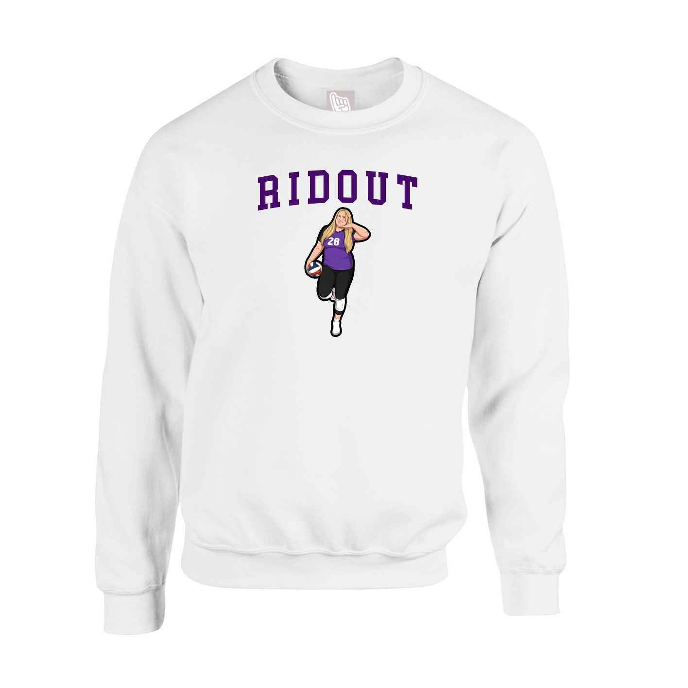 Fleece Crew — Shirsey in White