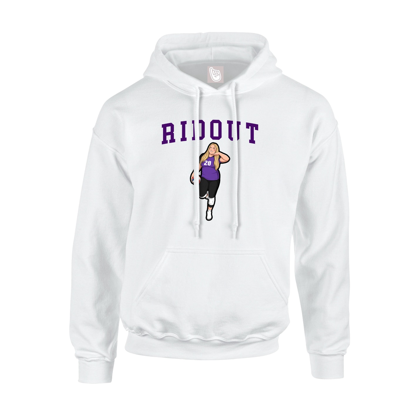 Youth Hoodie — Shirsey in White