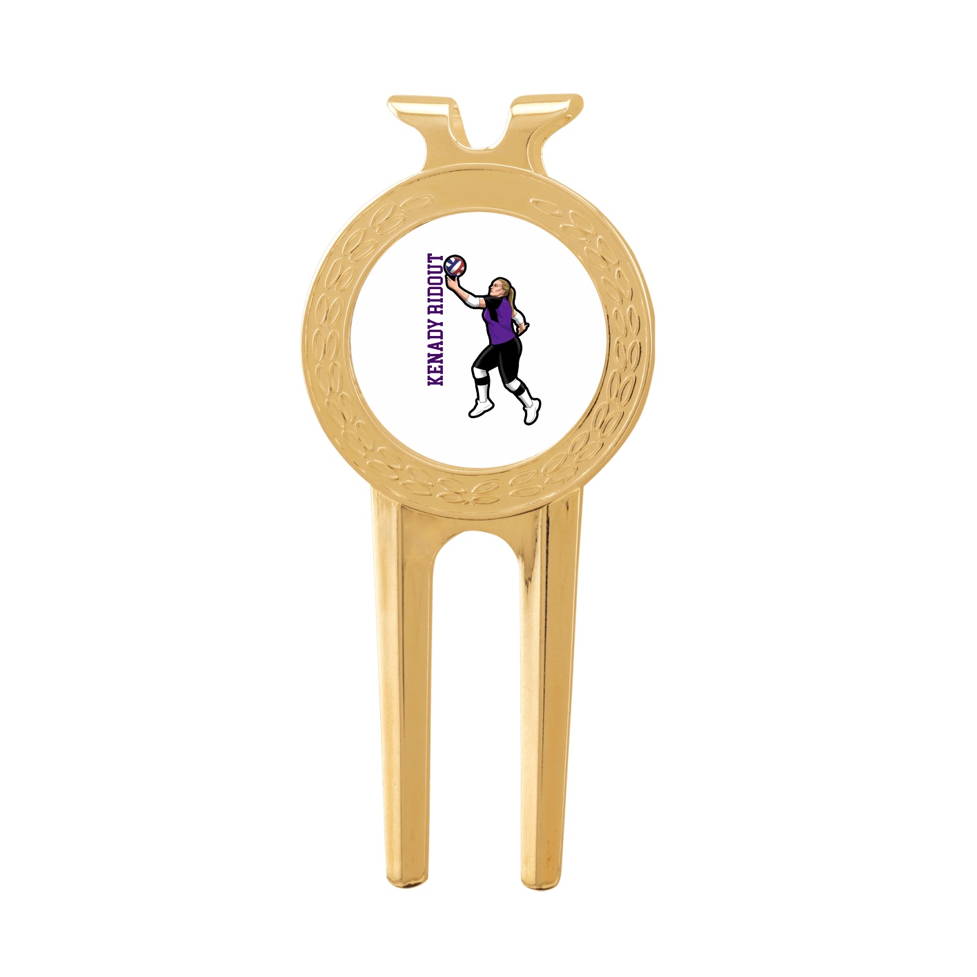 Divot Tool with Ball Marker — Name Vertical in Classic