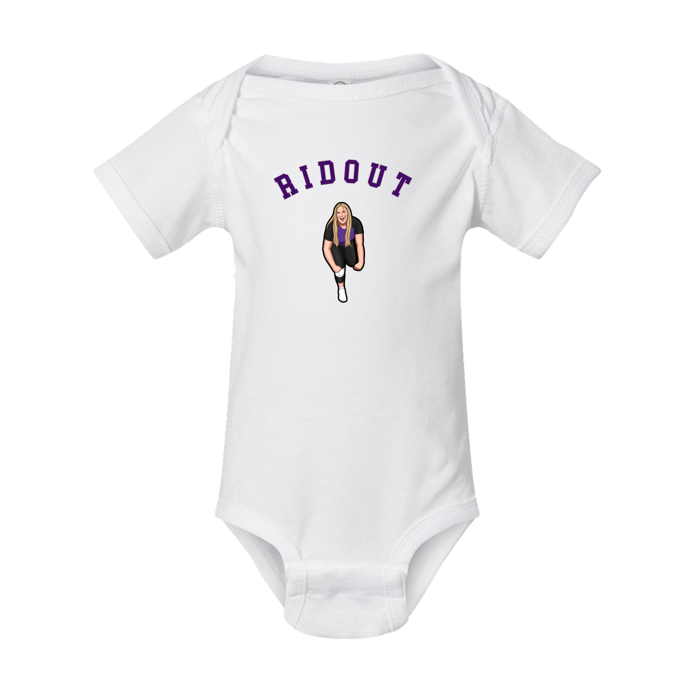 Baby Onesie — Shirsey Arch in White