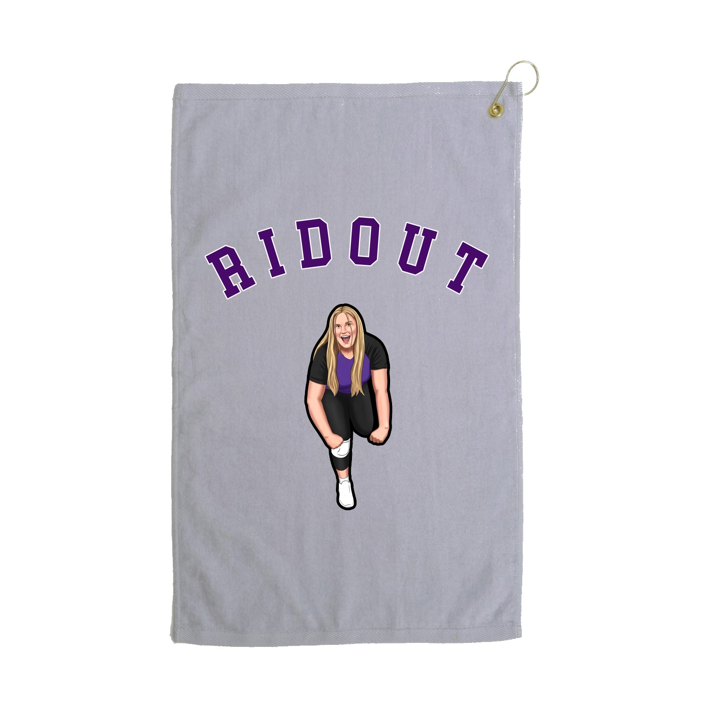 Golf Towel — Shirsey Arch in Grey