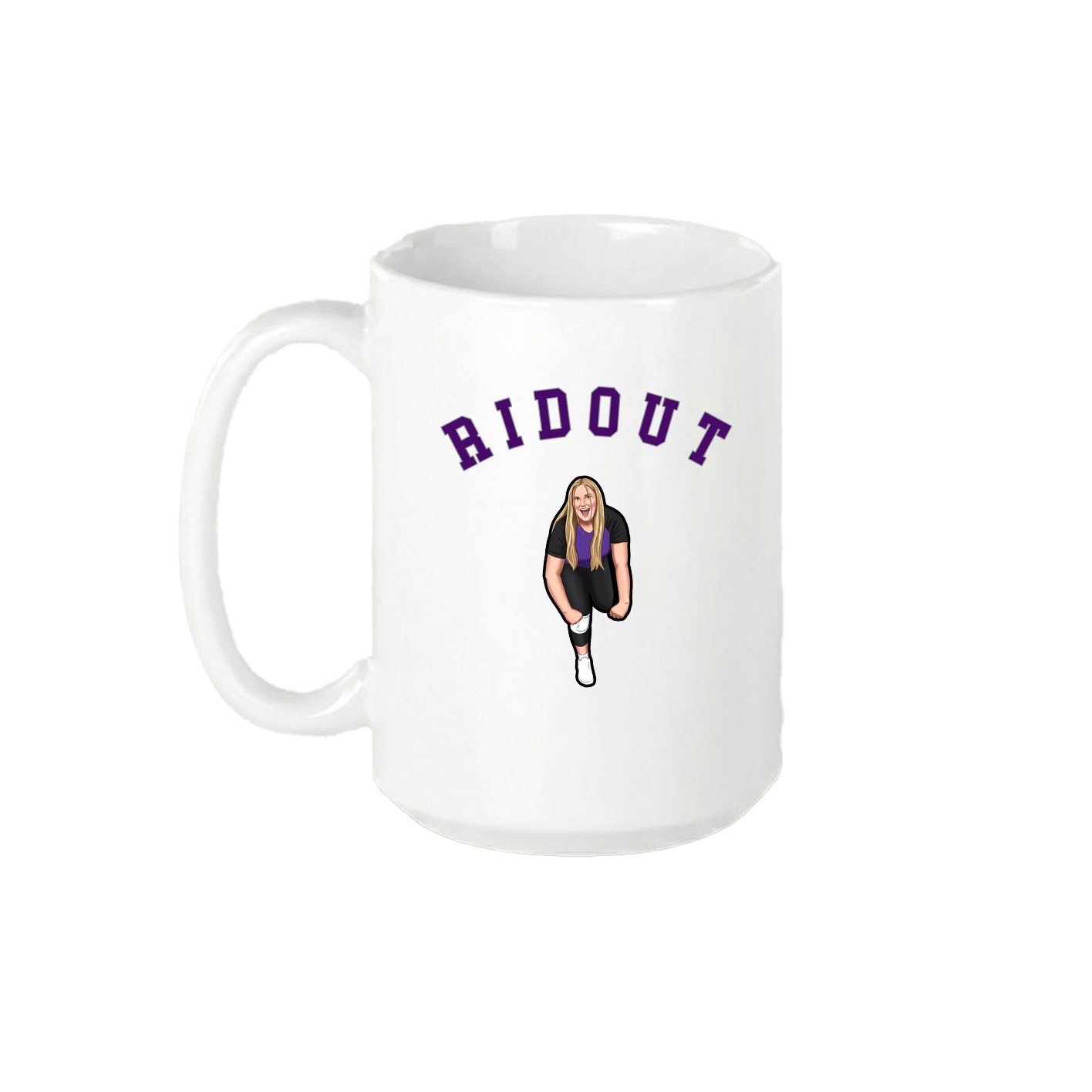 15oz Coffee Mug — Shirsey Arch in White
