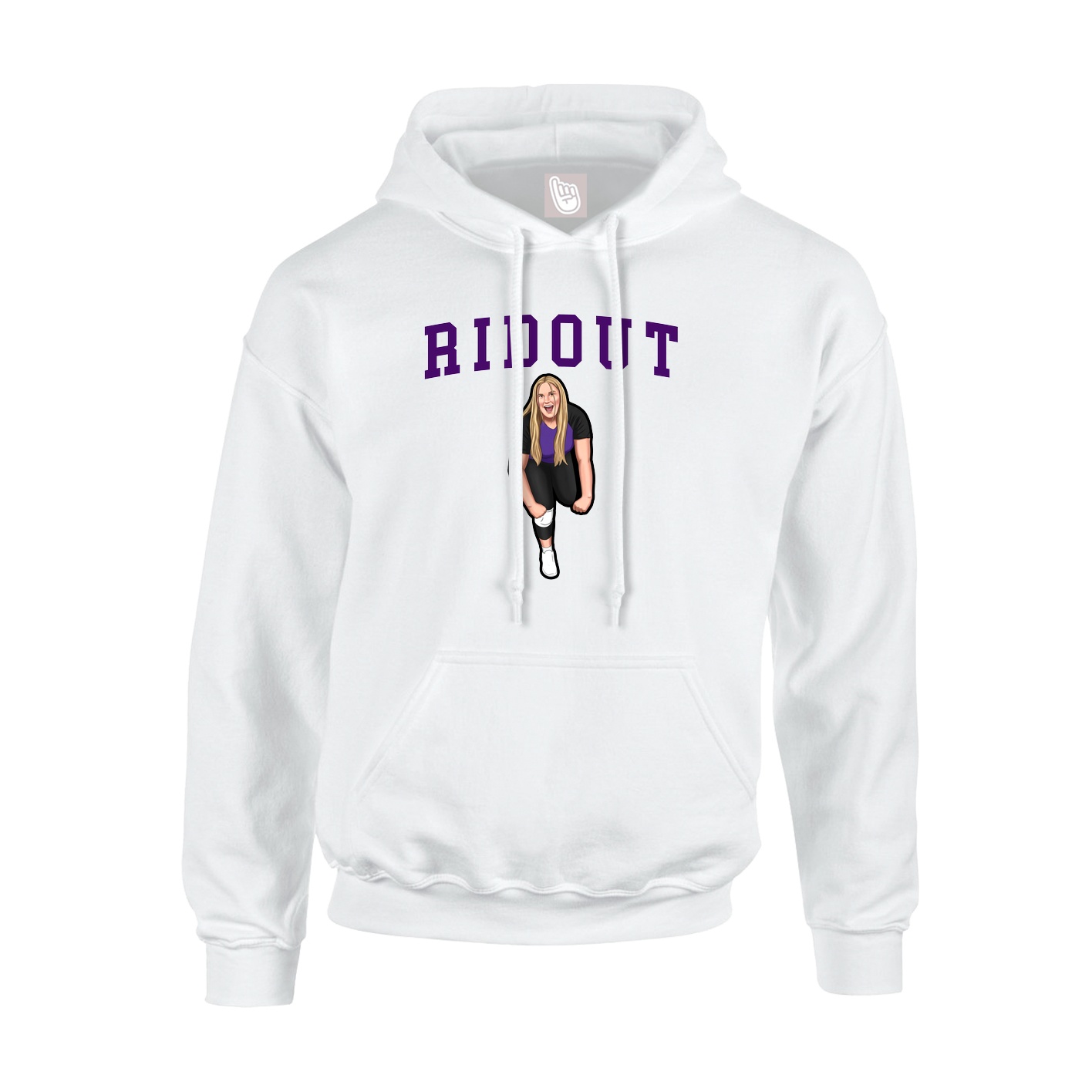 Youth Hoodie — Shirsey in White