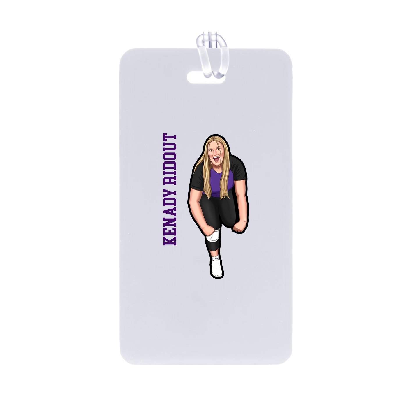 Bag Tag — Name Vertical in Classic