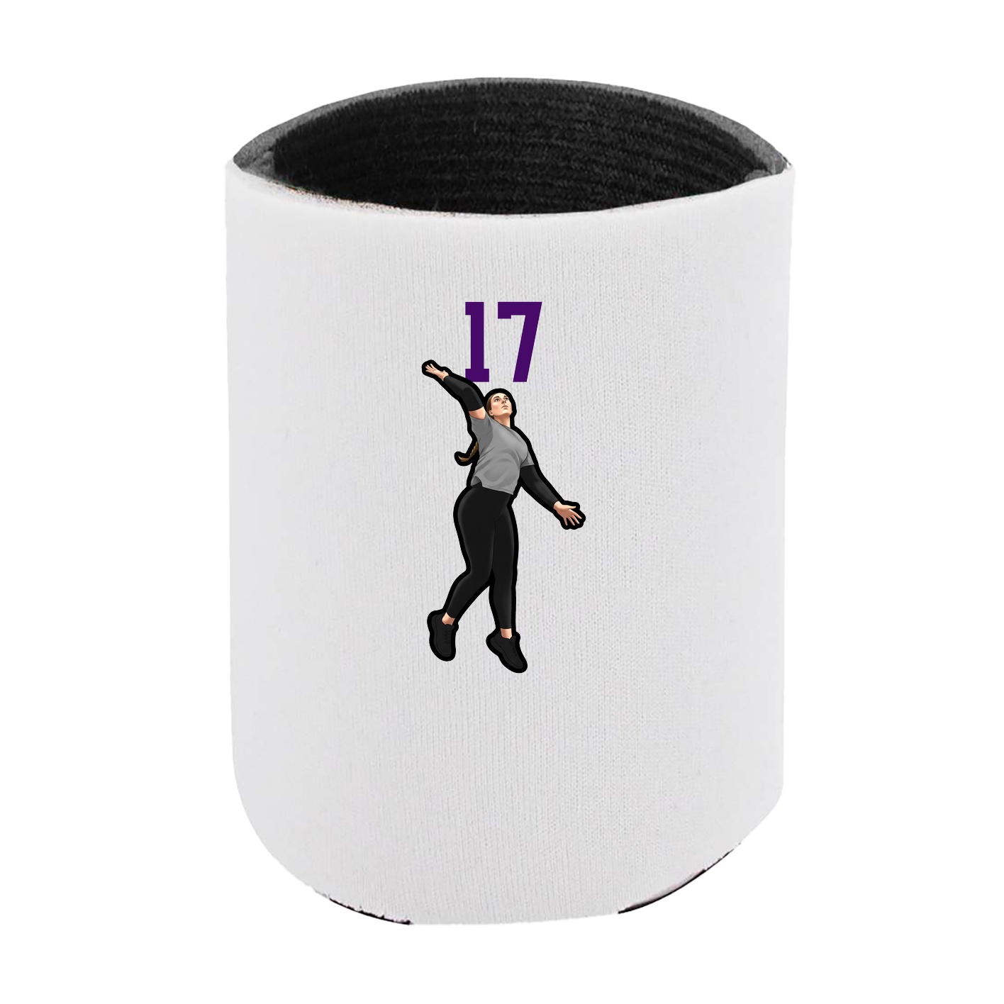 Can Holder — Number Top in White