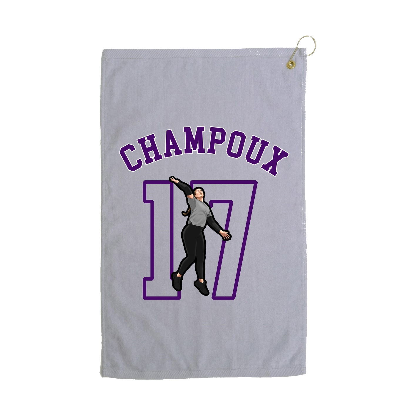 Golf Towel — Shirsey Arch in Grey